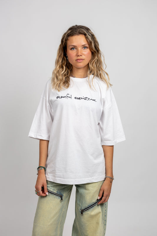 Peaceful Coexistence Oversized T-shirt