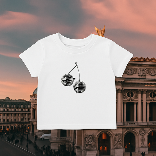 Disco Cherries Baby Top