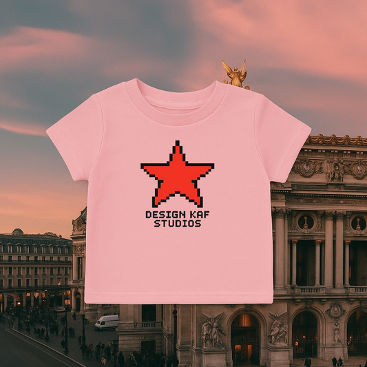 Pixeled Star Baby Top (LAST ITEM)