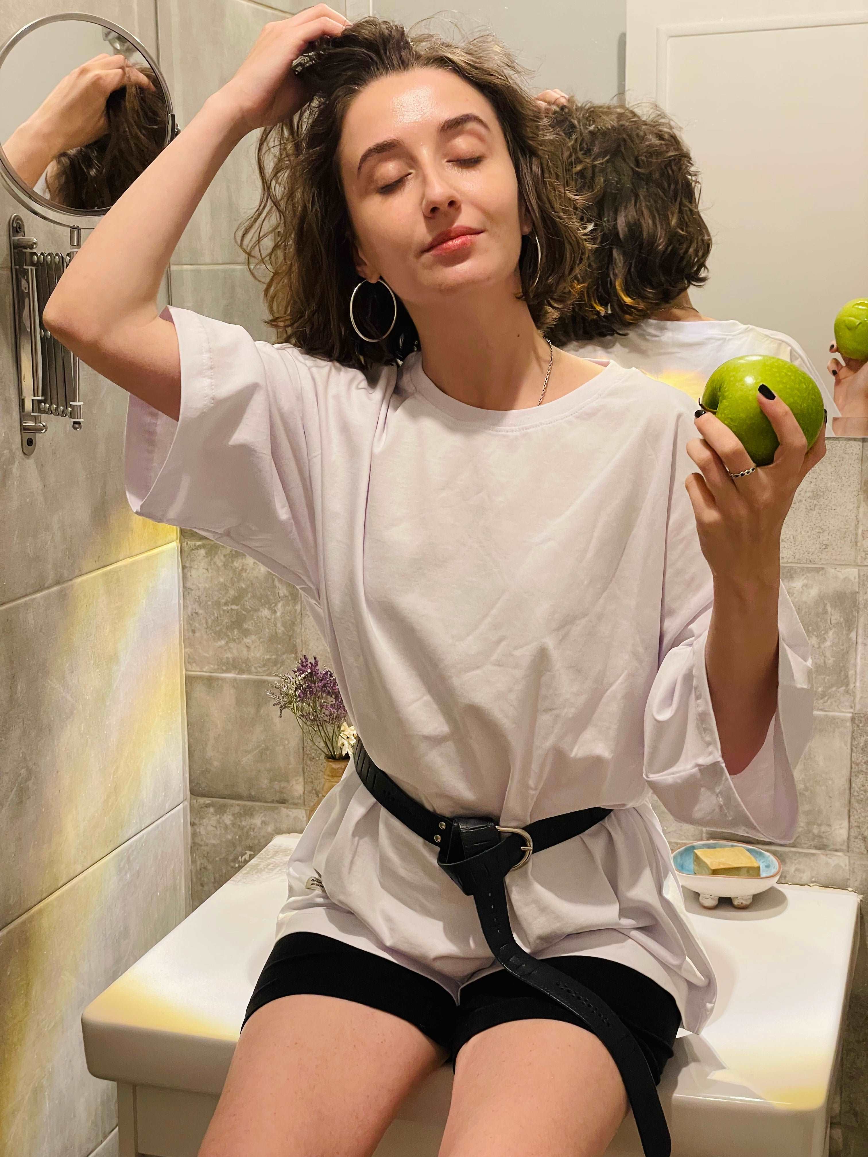 oversized basic t shirt