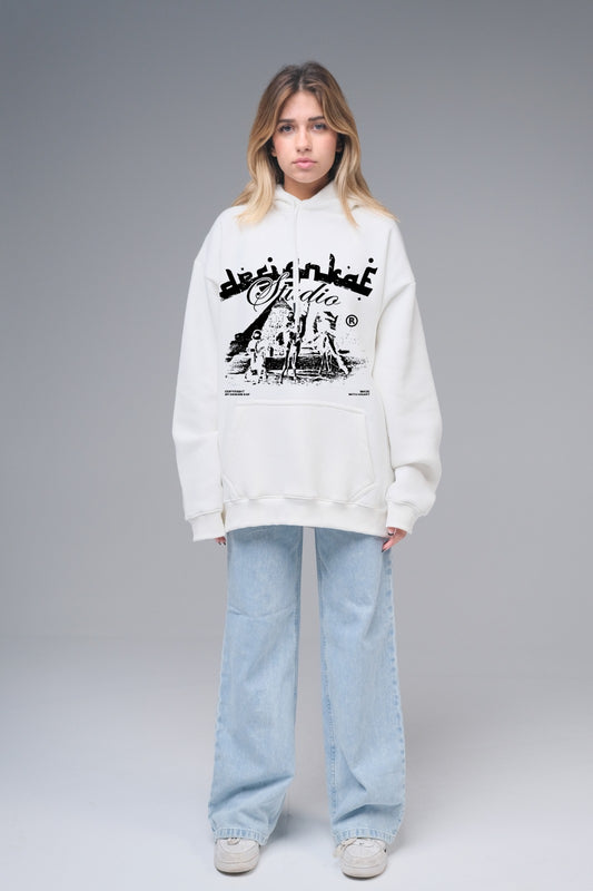 Design Kaf Studio Pyramids Oversized Hoodie (LAST ITEM)