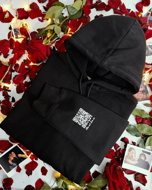 Customized QR Code Regular Hoodie