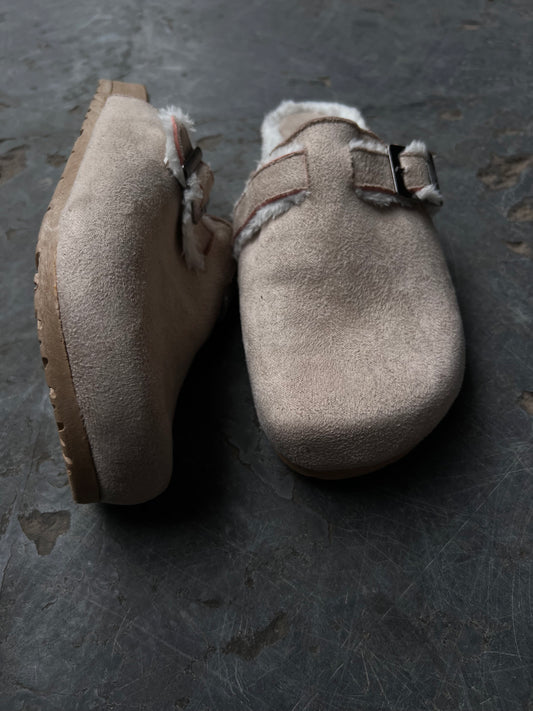 Beige Clogs For Her