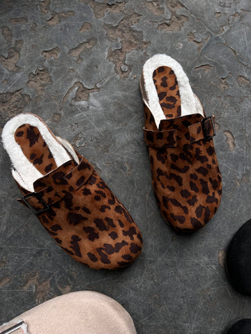 Leopard Clogs For Her