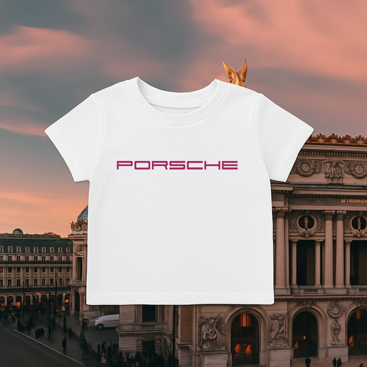 Porsche Text Baby Top