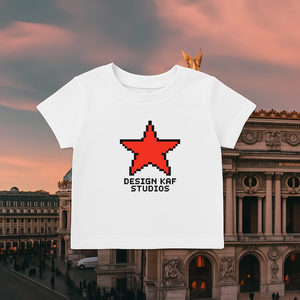 Pixeled Star Baby Top