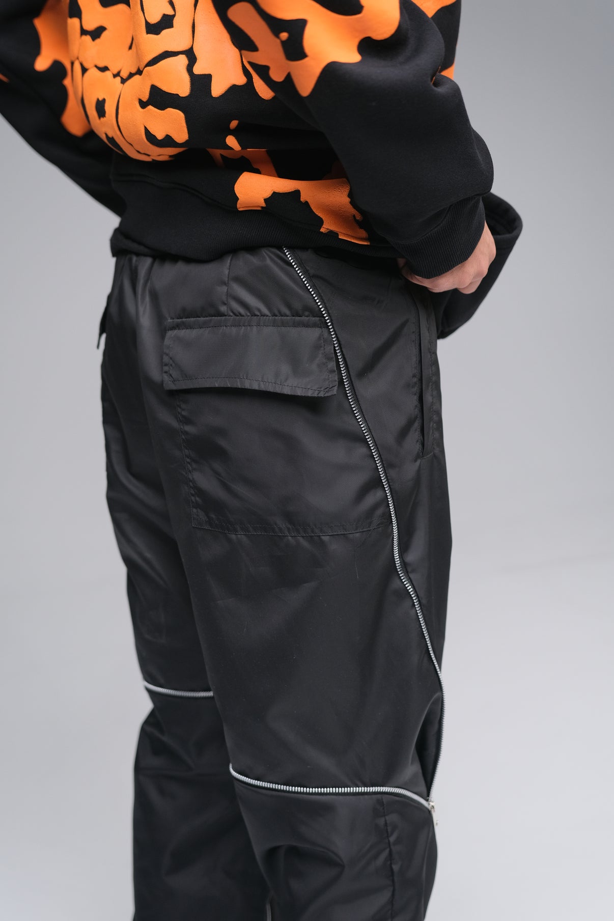 Zipper Parachute Pants Zipper Chutes