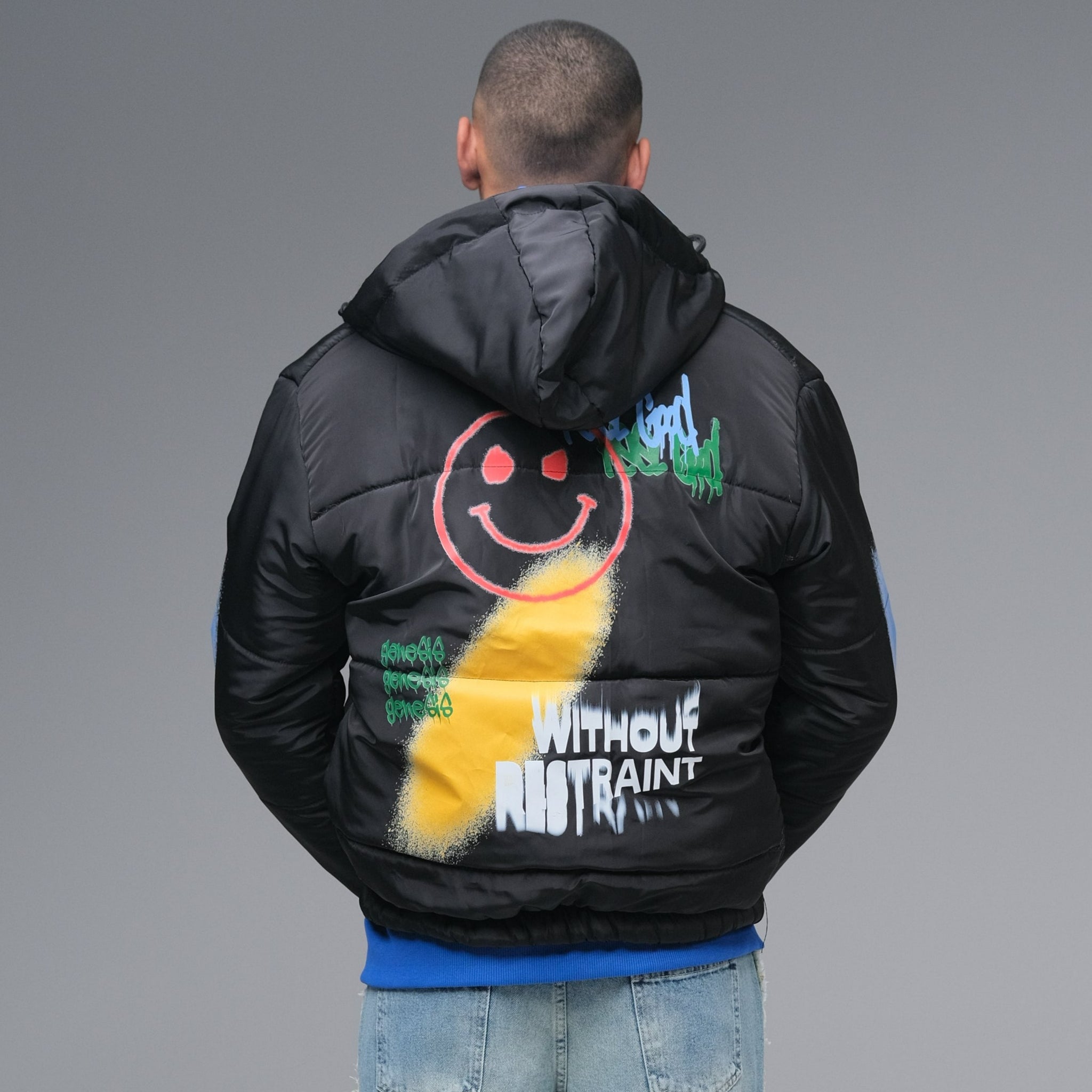 Street Art Waterproof Puffer Jacket