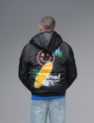 Street Art Waterproof Puffer Jacket