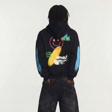 Street Art Oversized Hoodie (LAST ITEM A & B)