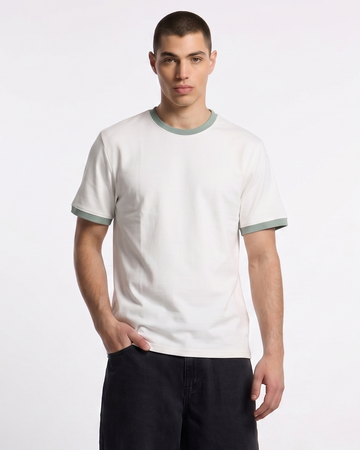Off White X Sage Green Ringer T-shirt