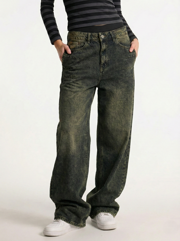 The Green Denim - Wide leg jeans