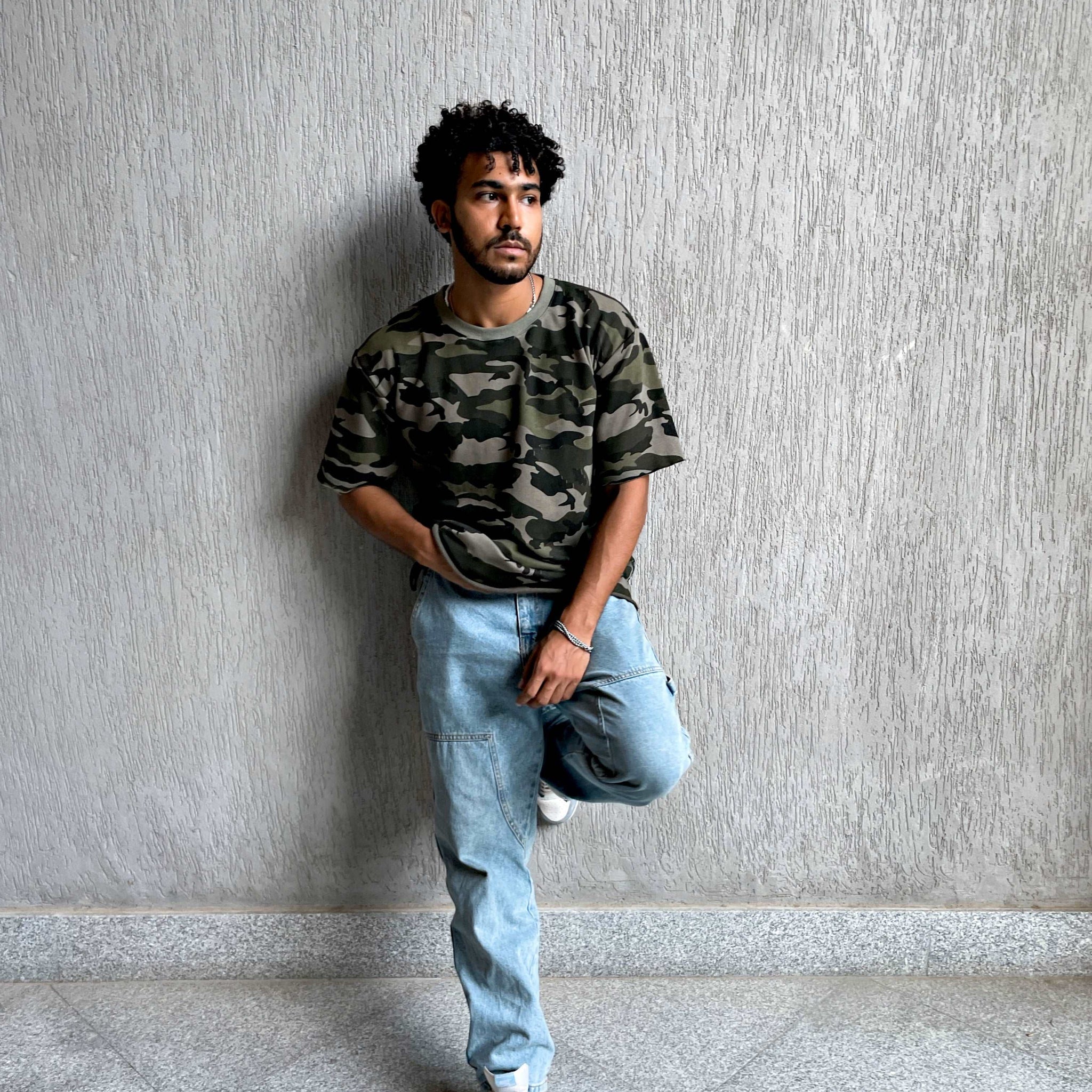 Camo Army Oversized T-Shirt