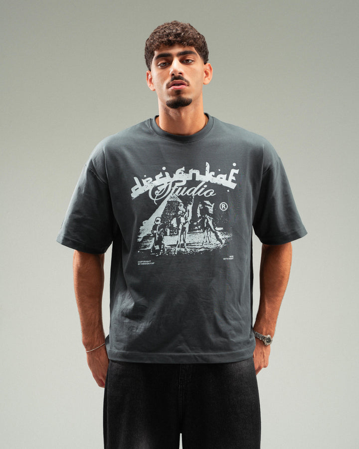 Design Kaf Studios Pyramids Oversized T-Shirt (LAST ITEM)