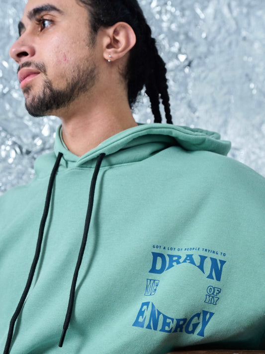 Drain me of my energy Oversized Hoodie