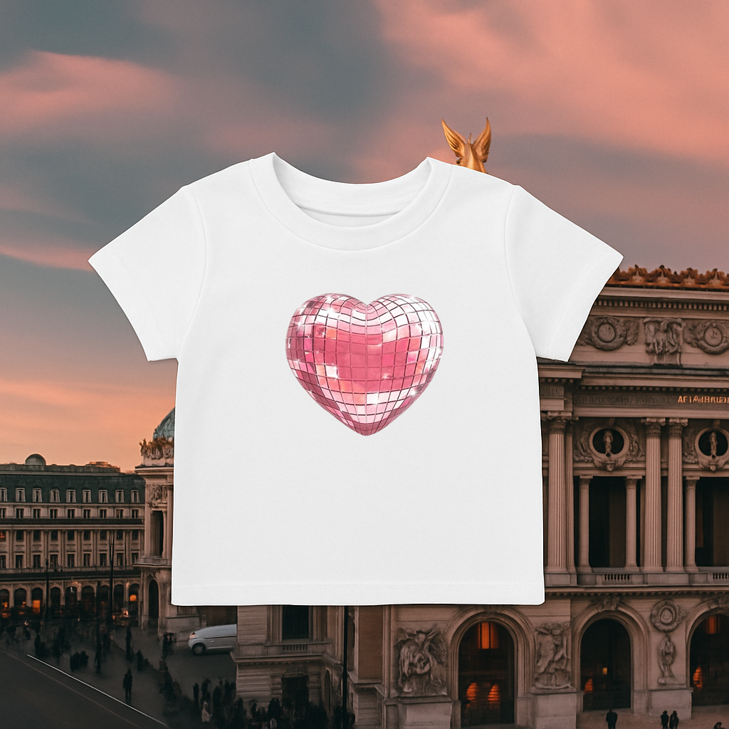 Disco Heart Baby Top (LAST ITEM)