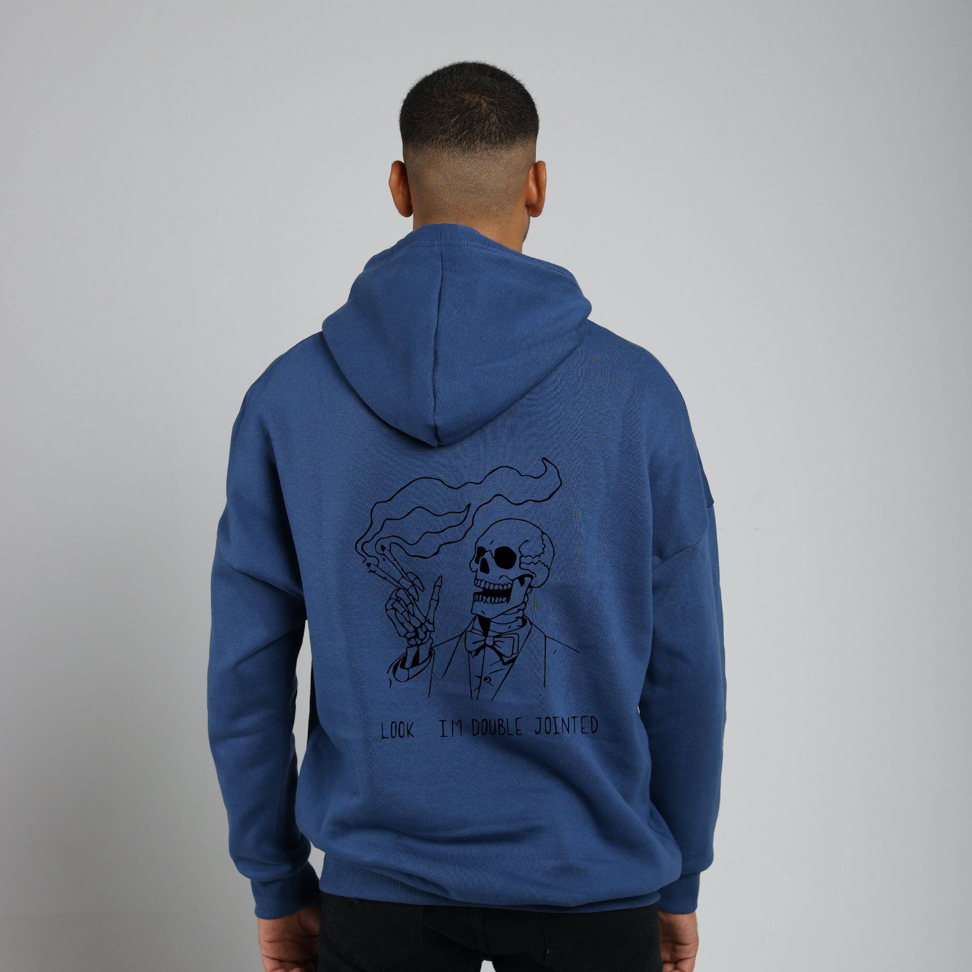 Reflective Double Jointed Oversized Hoodie - Design Kaf - [customized_clothing]