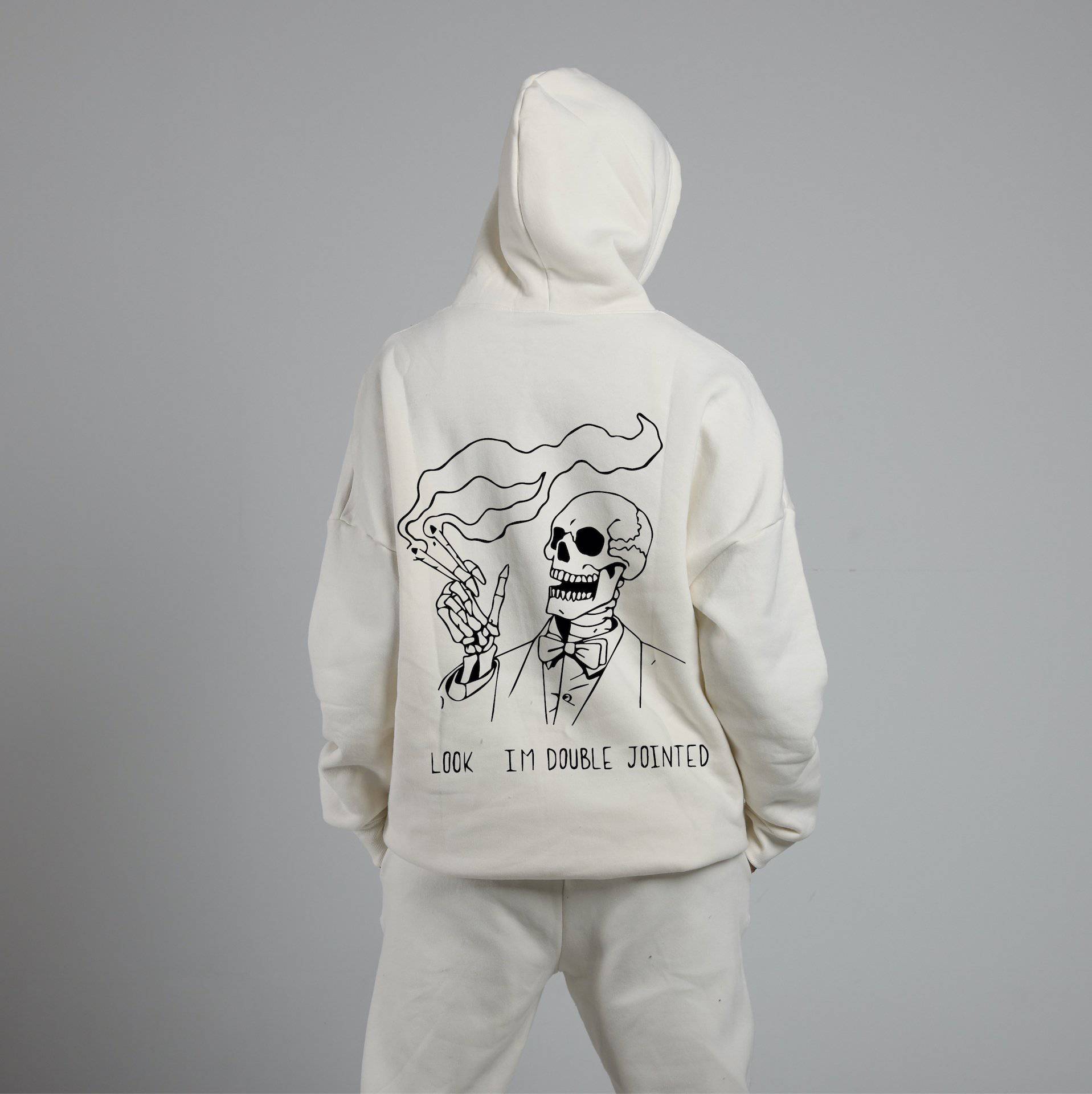 Reflective Double Jointed Oversized Hoodie - Design Kaf - [customized_clothing]