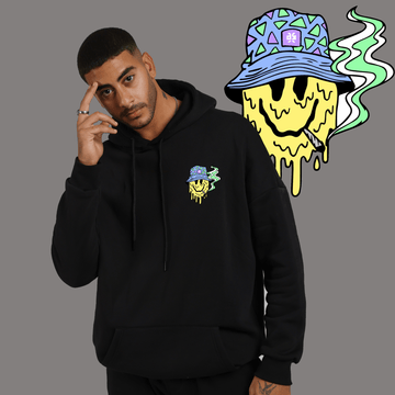 Smiley J Oversized Hoodies - Design Kaf - [customized_clothing]