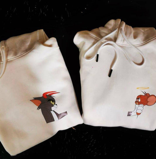 Tom & Jerry regular hoodies - Design Kaf - [customized_clothing]